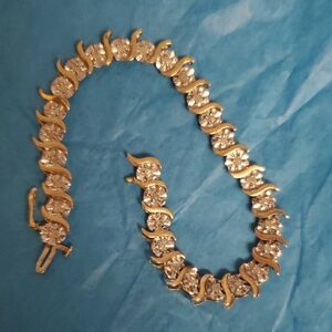 10k Diamond Accent S LINK BRACELET